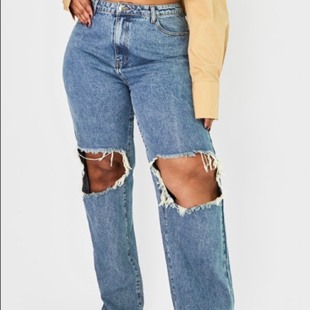 Pretty Little Thing plus size jeans